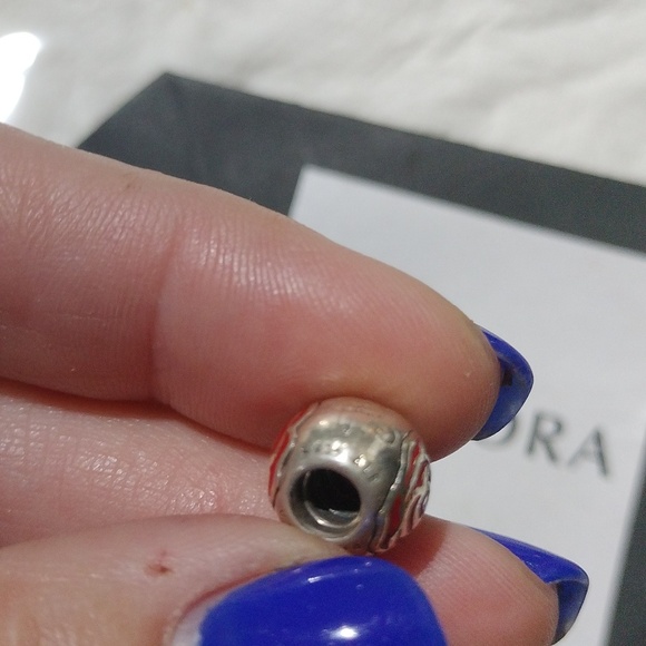 Pandora Sterling Silver Belle's Enchanted Rose Disney Princess Charm 791575en09 - Picture 4 of 5